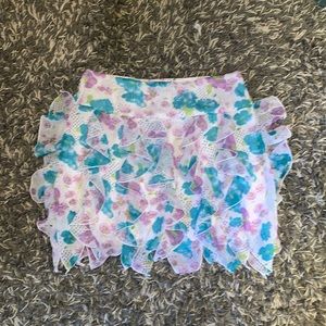 Takara Floral Ruffle Skirt Size XL